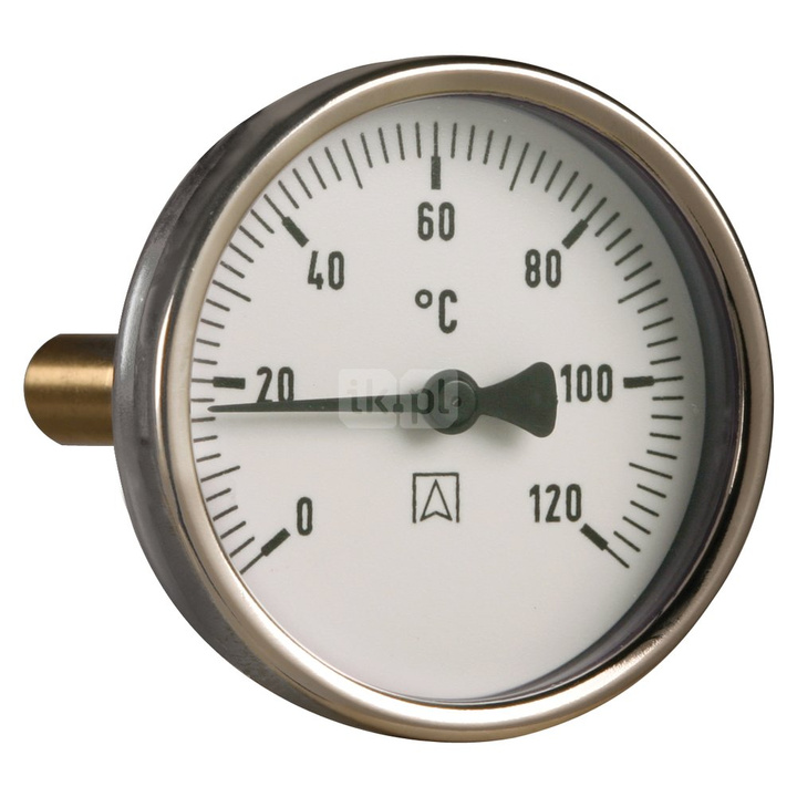 Termometr bimetaliczny BiTh 100 fi 100 mm 0-60 st C tuleja 150 mm 1/2 ax kl 2 0